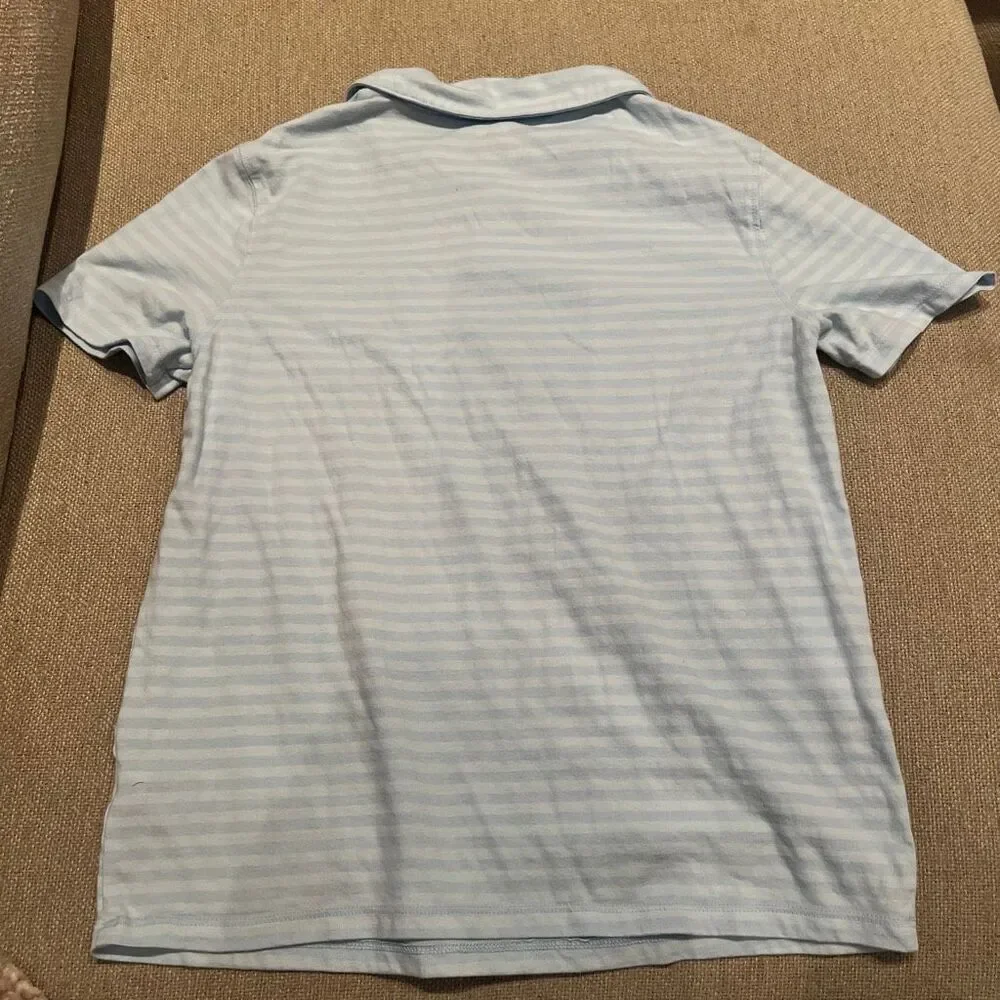 Boys Blue Striped Cat & Jack Polo